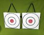 KNIFE THROWING TARGET - Set of Two - POLYETHYLENE - 10 x 10 x 2 Only $64.99 - #938